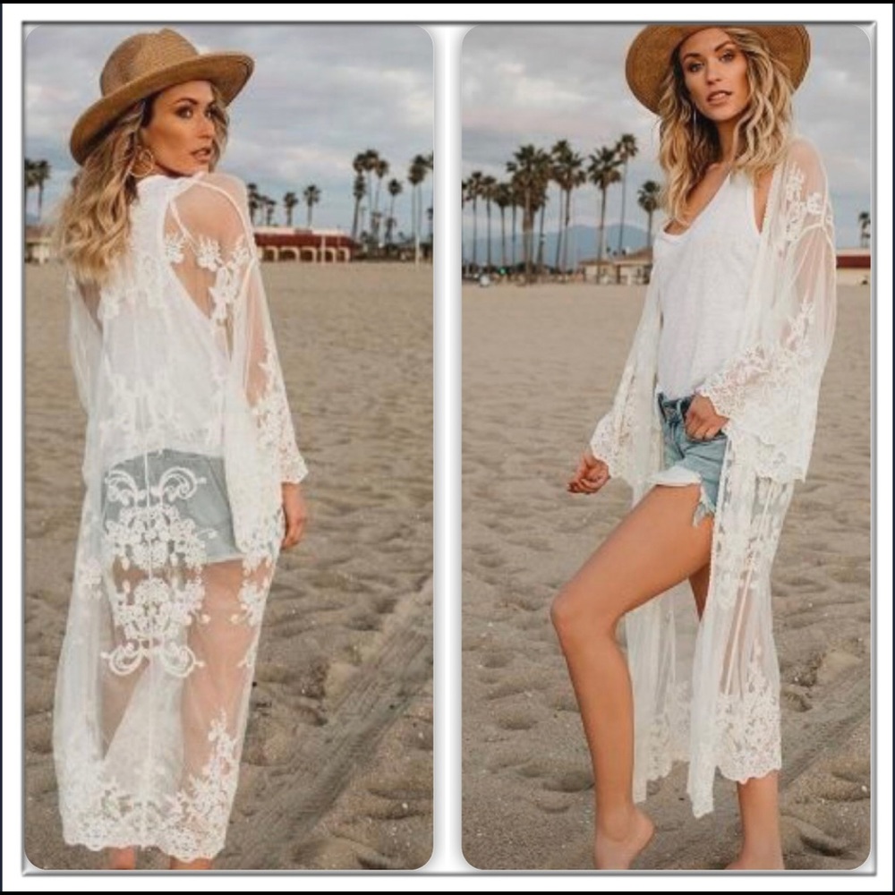 Perfect Lace Kimono - Picture 2 of 8